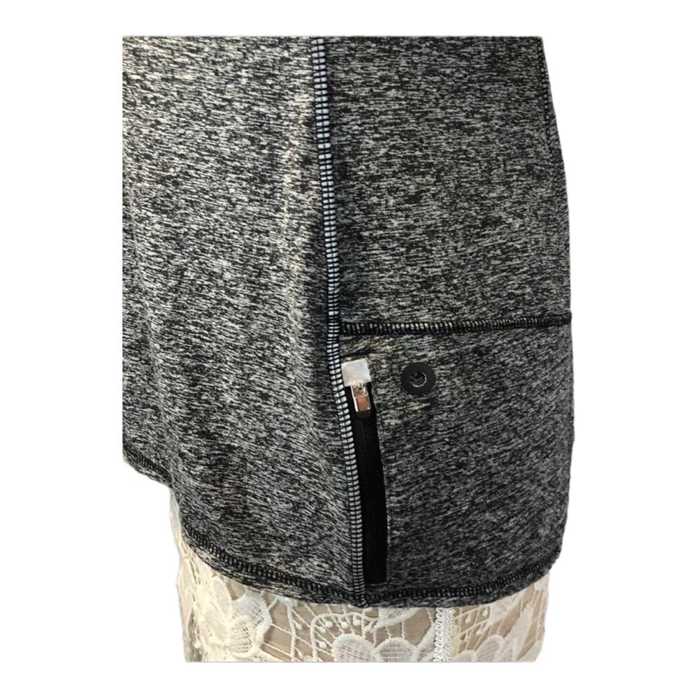 ATHLETA 1/4 zip long sleeve top with zippered pocket in gray size medium - Picture 8 of 12